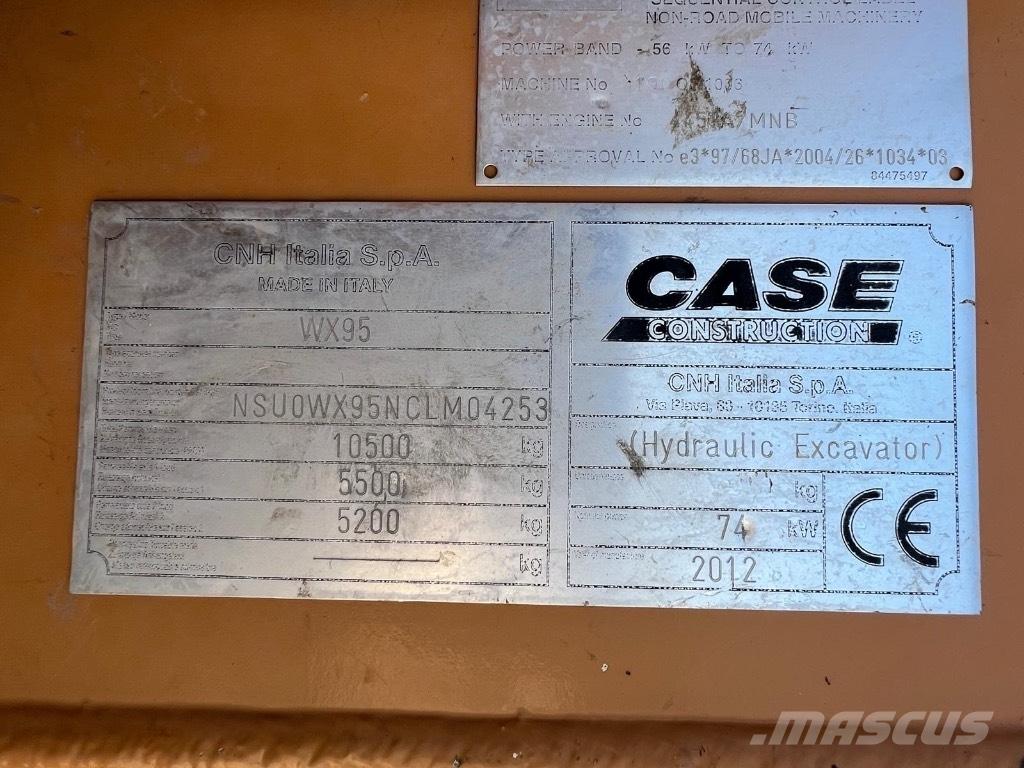 CASE WX 95 Колісні екскаватори