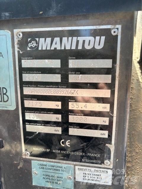 Manitou MT 932 Телескопічні навантажувачі