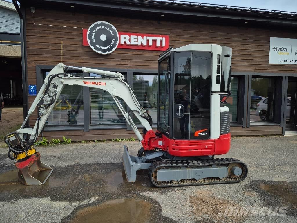 Takeuchi 23R Міні-екскаватори < 7т