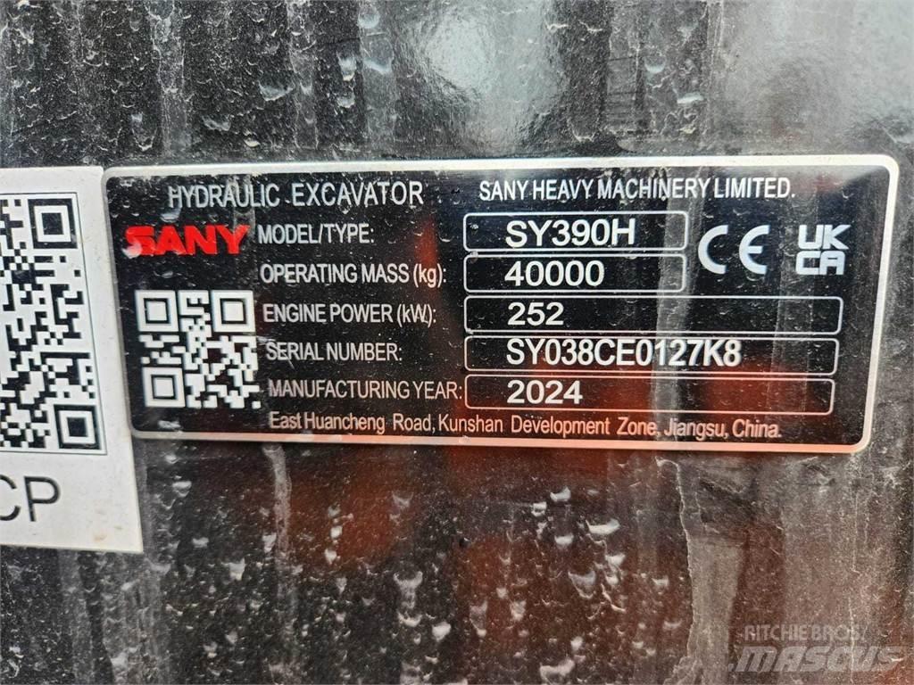 Sany SY390H Гусеничні екскаватори
