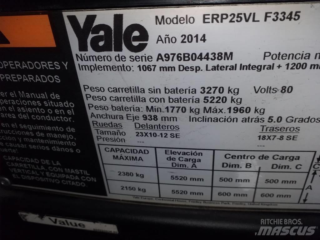 Yale ERP25VL Електронавантажувачі