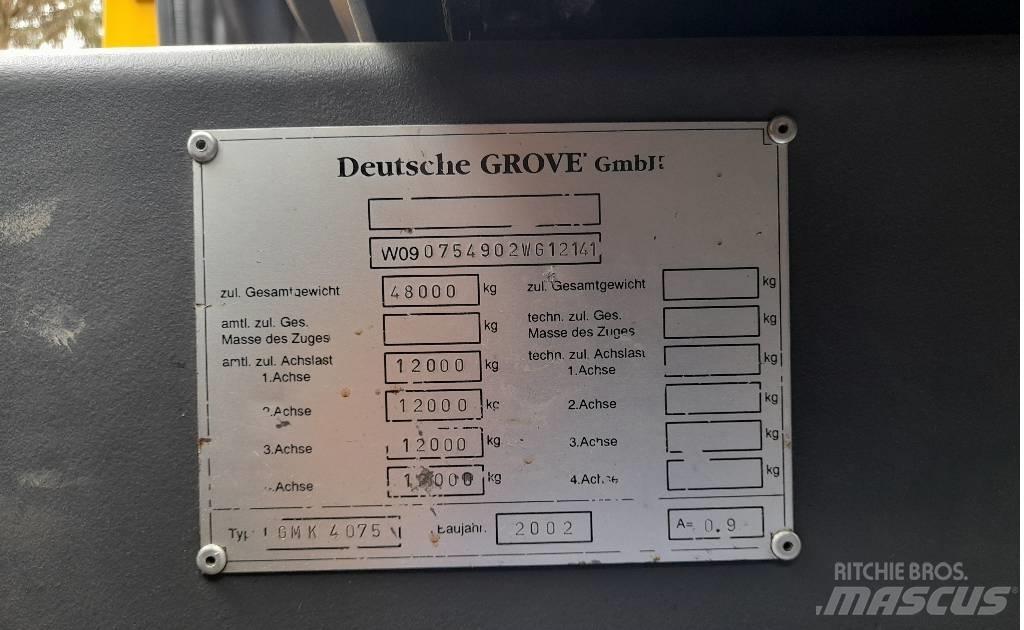 Grove GMK 4075 автокрани