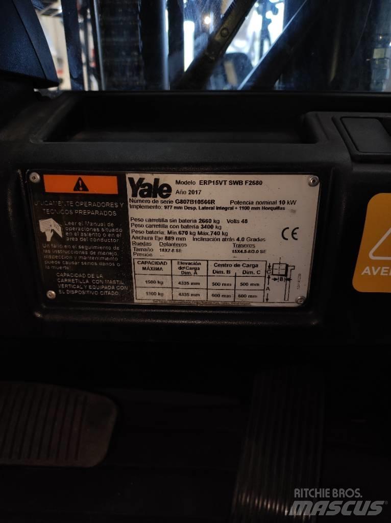 Yale ERP15VT SWB Електронавантажувачі