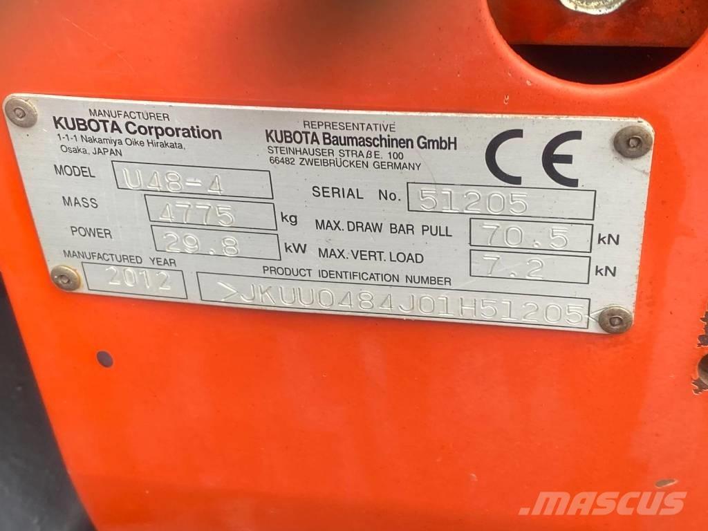 Kubota U 48-4 Міні-екскаватори < 7т