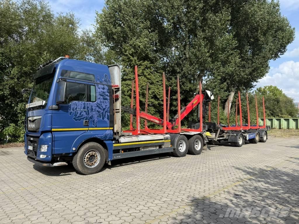MAN TGX 33.500 Вантажівки для лісозаготівель
