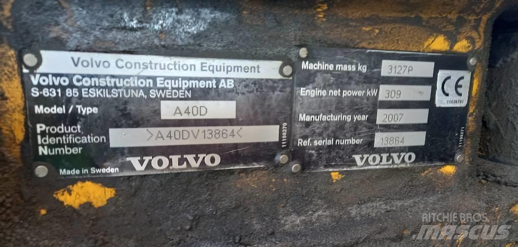 Volvo A 40 D Зчленовані самоскиди
