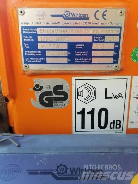 Wirtgen W 200 Холодні дорожні фрези
