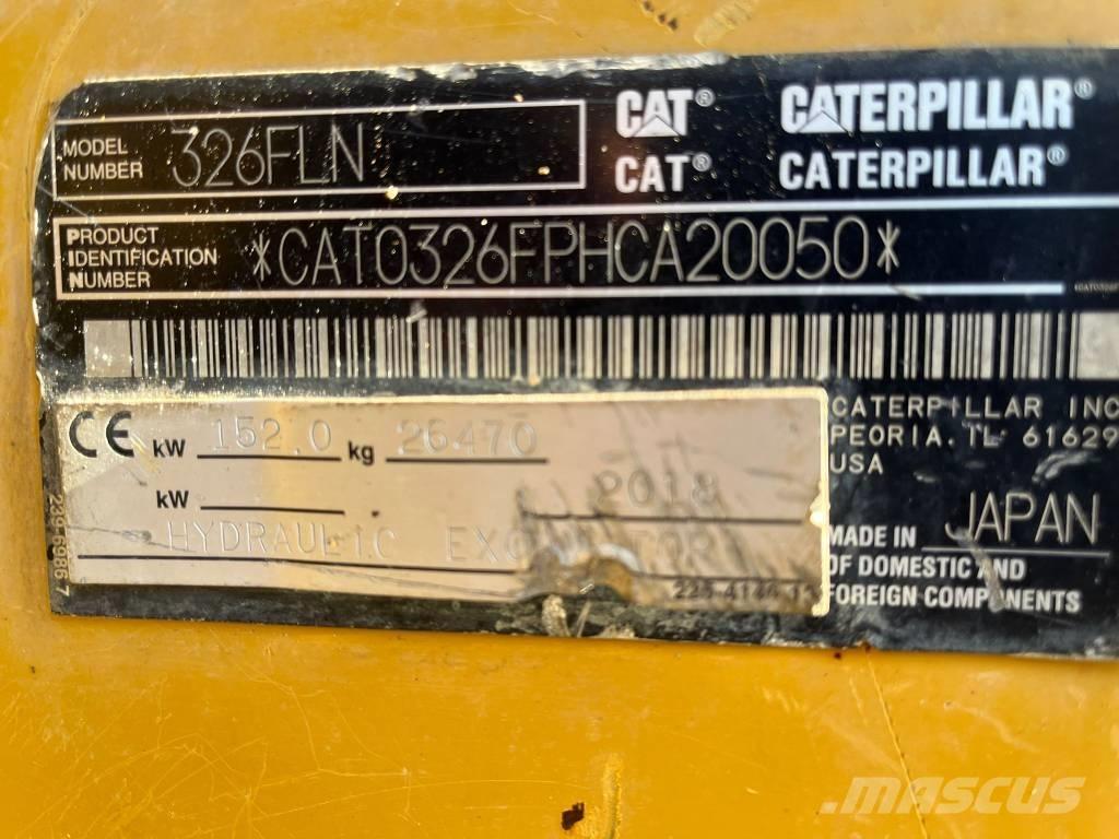 CAT 326 FLN Гусеничні екскаватори