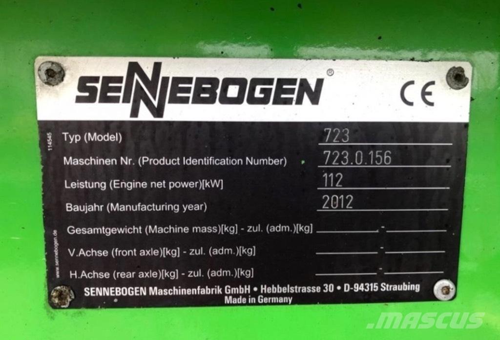 Sennebogen 723 Фронтальні навантажувачі