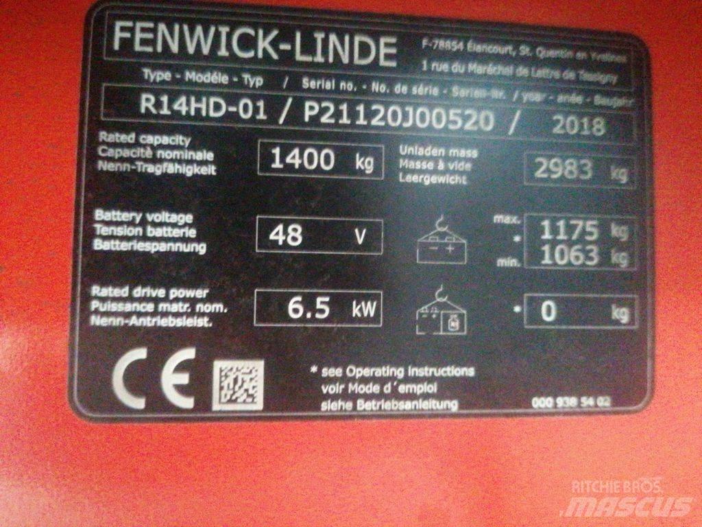 Linde R14HD Річ-трак із високим підйомом