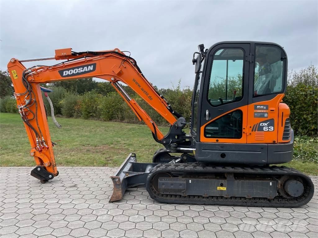 Doosan DX63-3 Міні-екскаватори < 7т