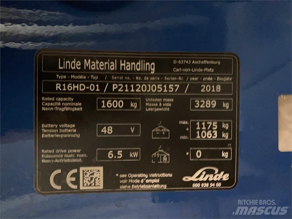 Linde R16HD Річ-трак із високим підйомом
