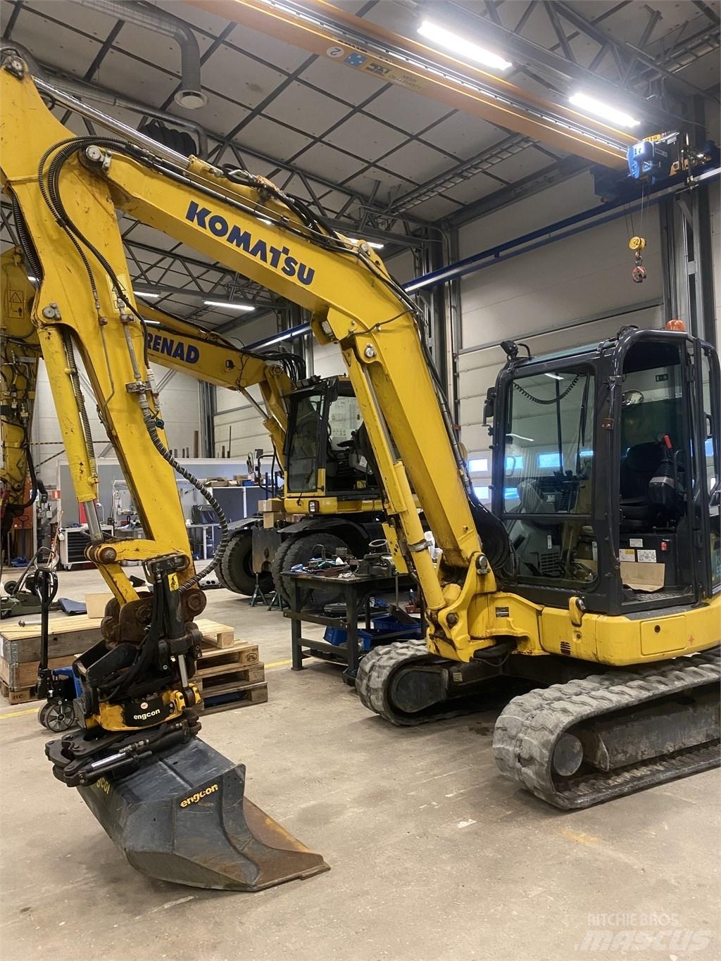 Komatsu PC55MR-5 Міні-екскаватори < 7т