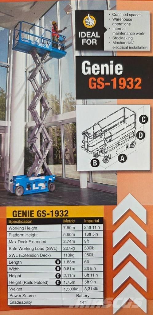 Genie GS 1932 Підйомники-ножиці