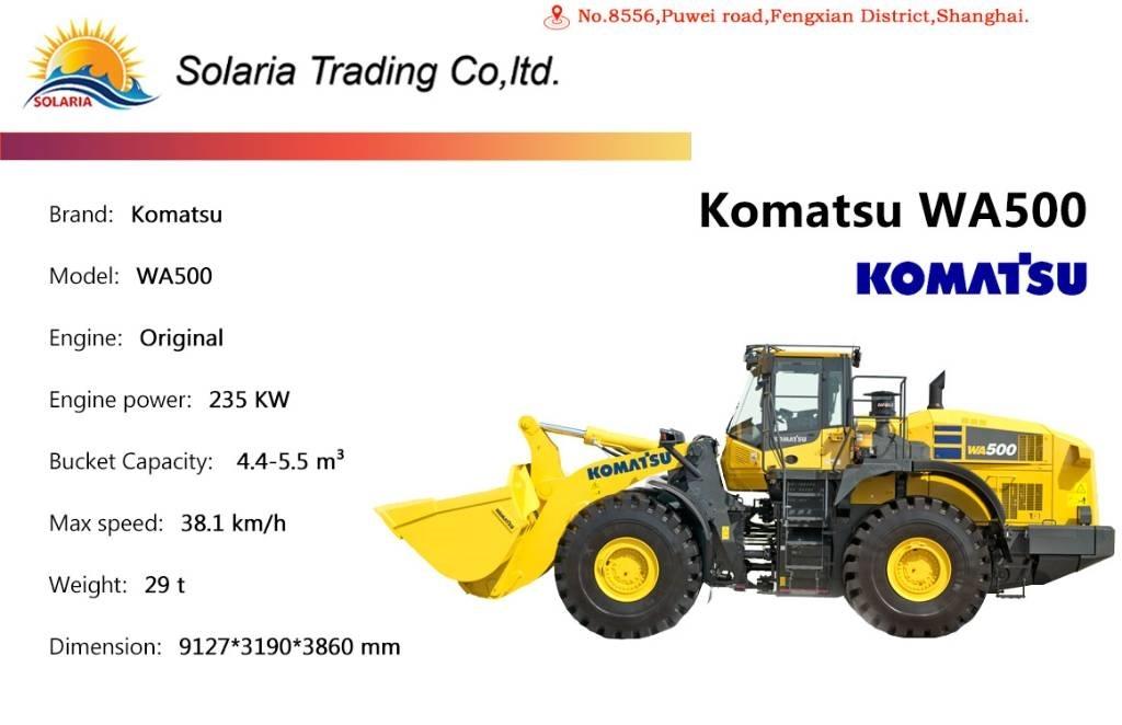 Komatsu WA 500 Фронтальні навантажувачі