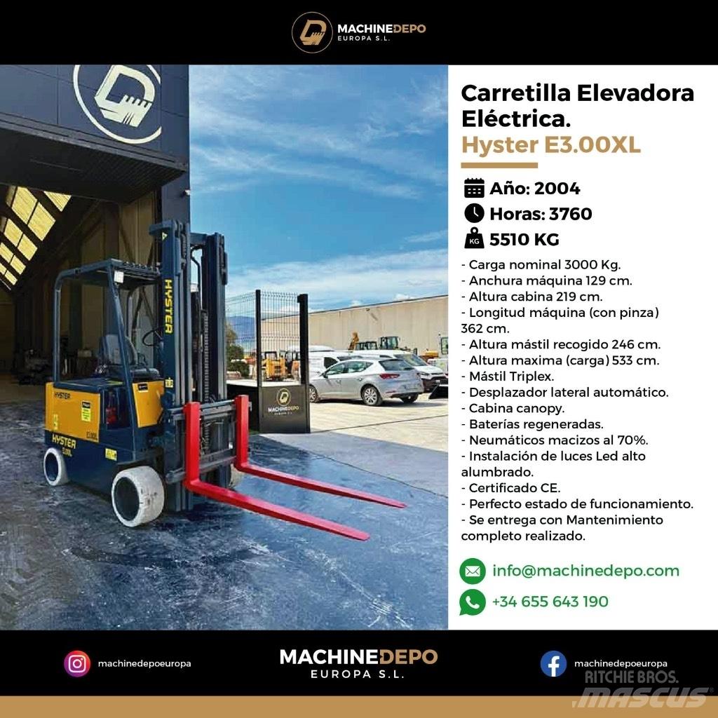 Hyster E3.00XL Електронавантажувачі