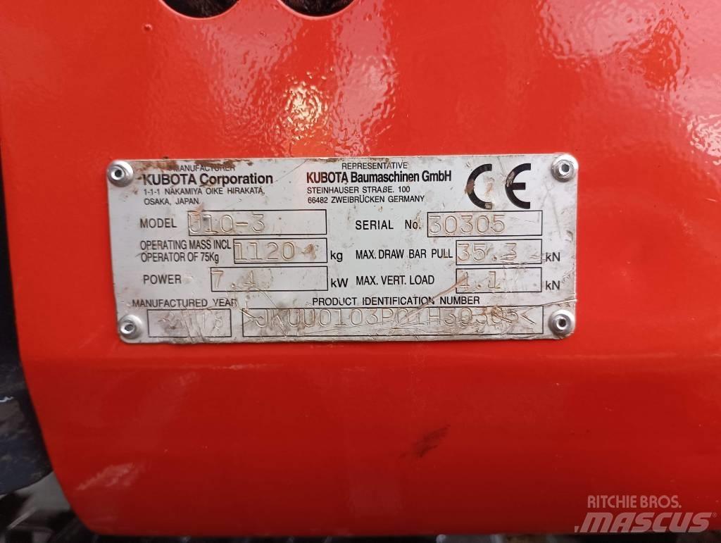 Kubota U 10 Міні-екскаватори < 7т