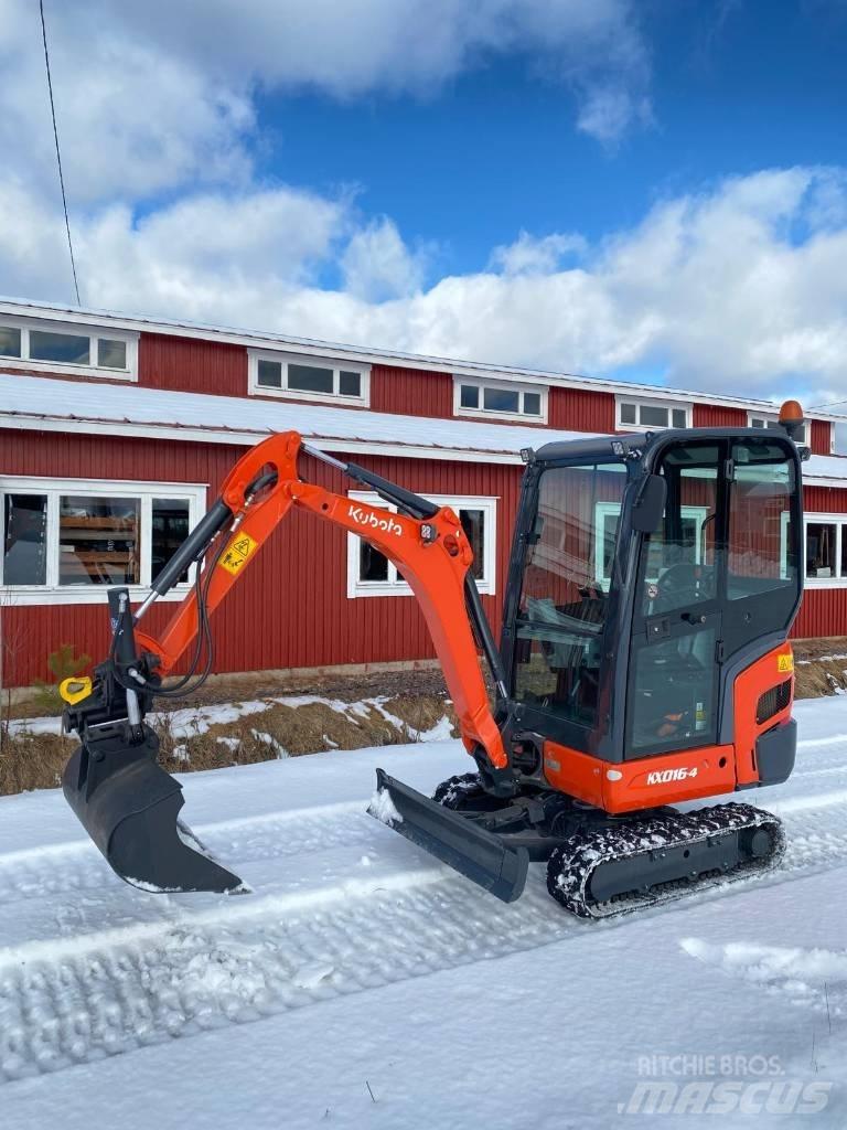 Kubota KX016-4 Міні-екскаватори < 7т