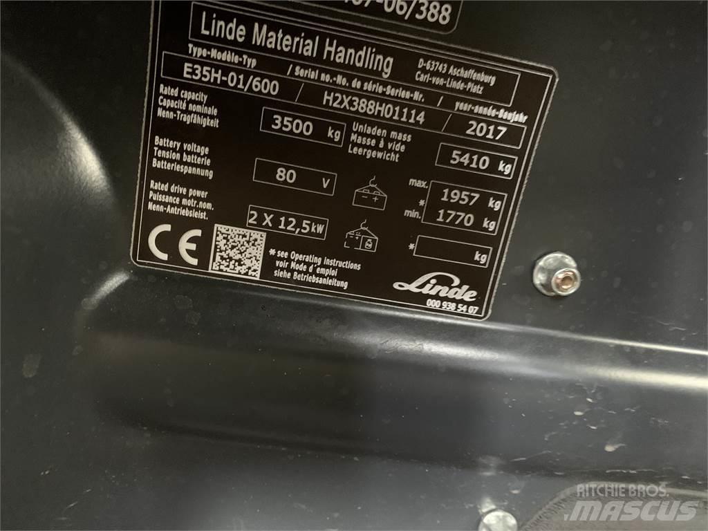 Linde E35/600H Електронавантажувачі