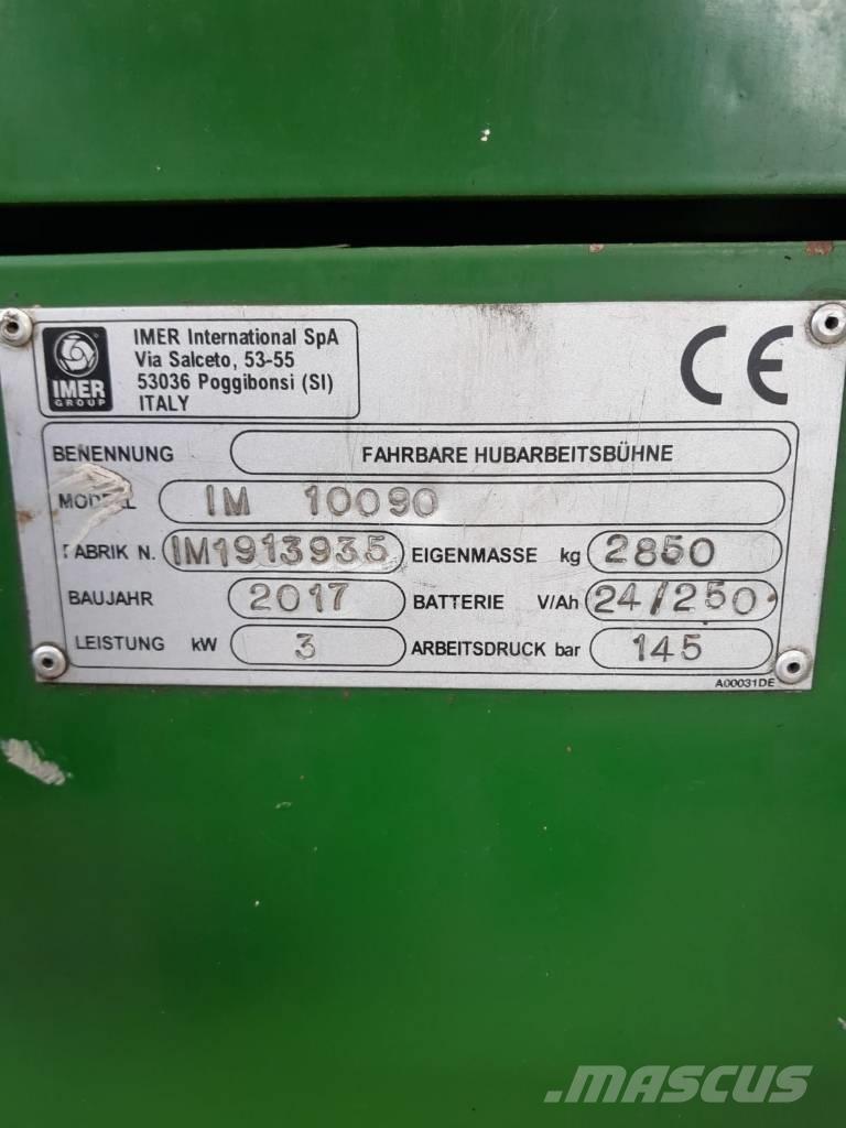 Imer IM 10090 Підйомники-ножиці