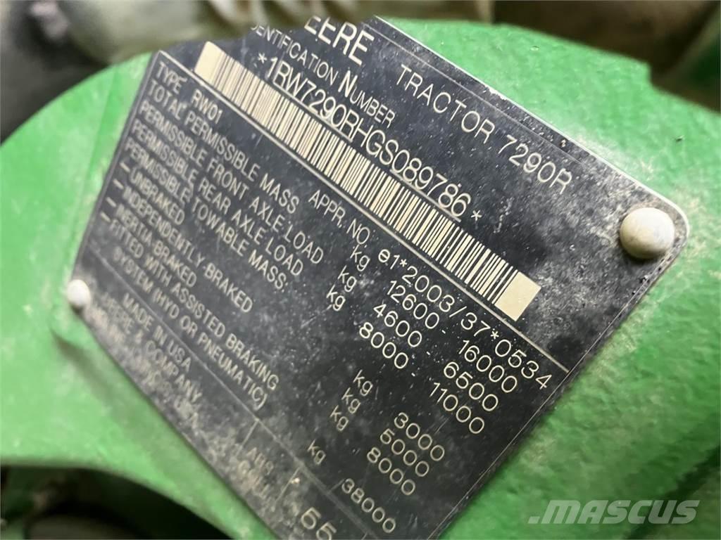 John Deere 7290R Трактори
