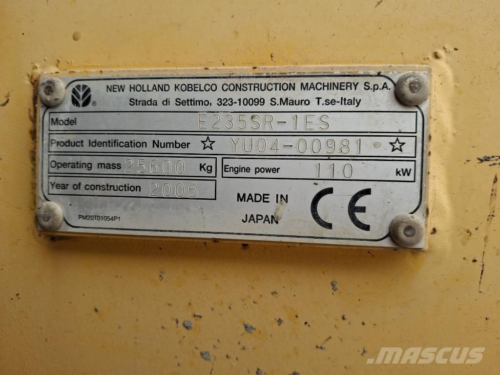 New Holland E 235 SR Гусеничні екскаватори