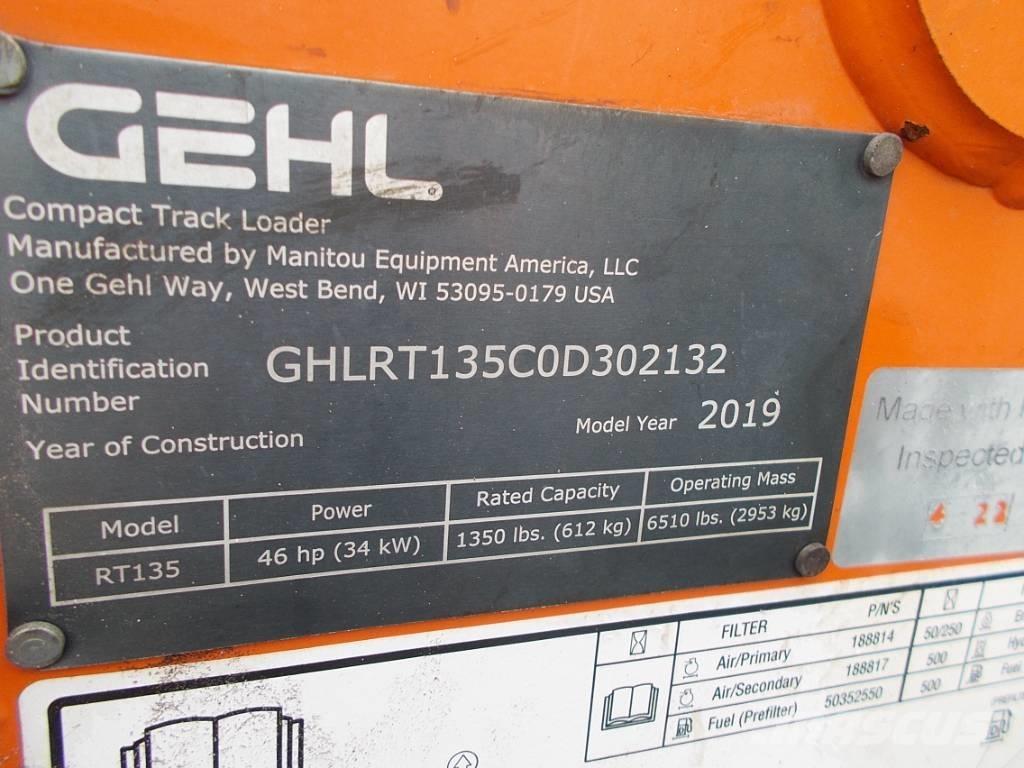 Gehl RT135 Міні-навантажувачі