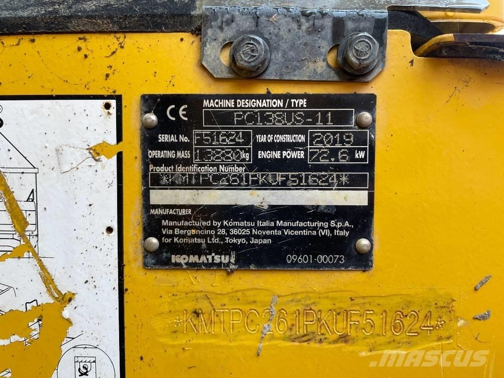 Komatsu PC 138 US-11 Гусеничні екскаватори