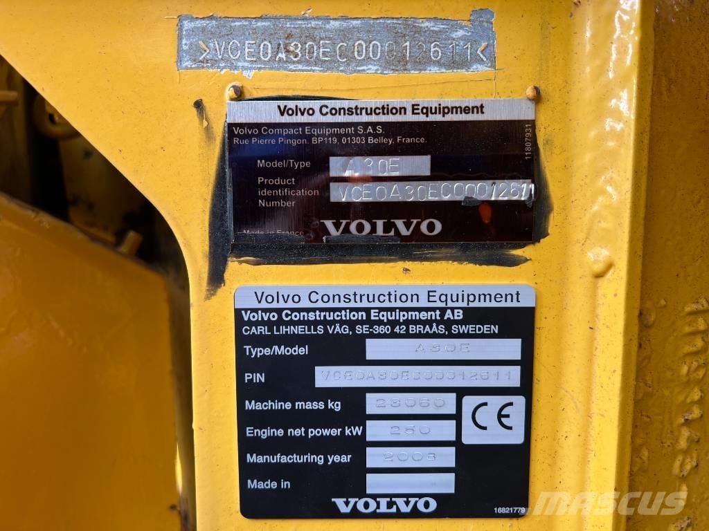 Volvo A30E Зчленовані самоскиди
