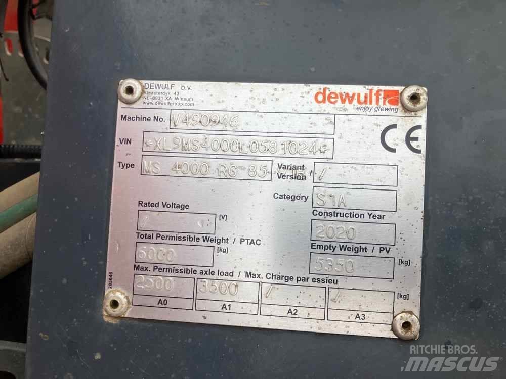 Dewulf MS4000 Картоплесаджалки