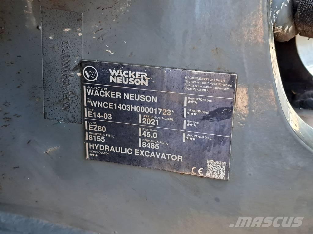 Wacker Neuson EZ 80 Гусеничні екскаватори