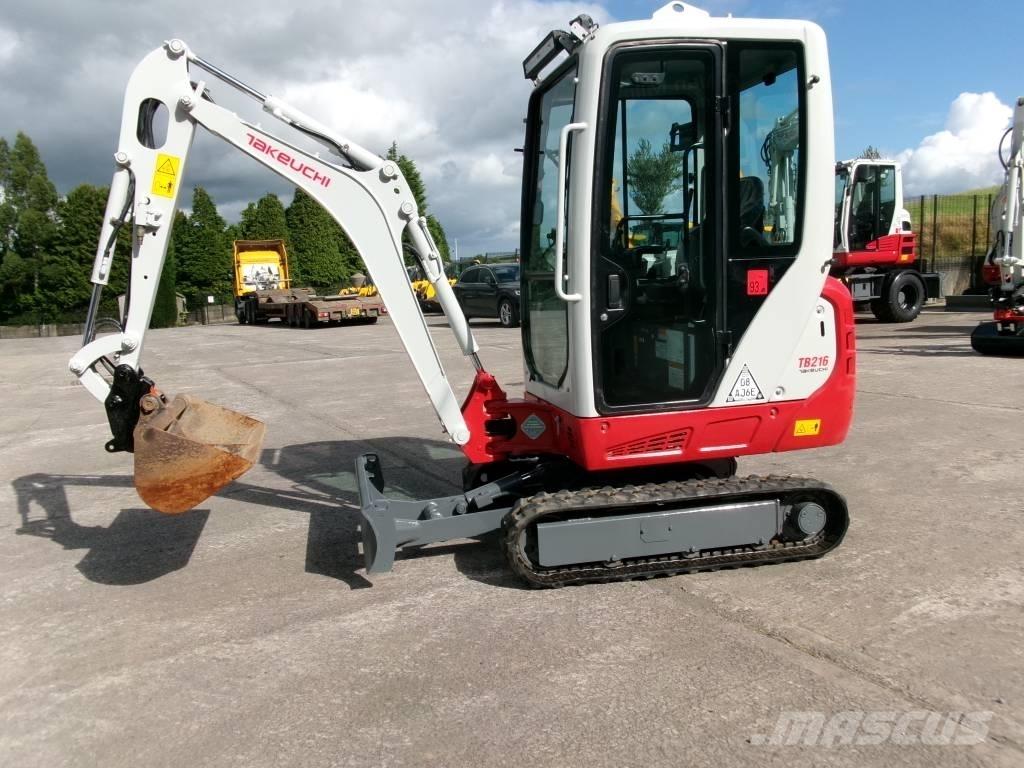 Takeuchi TB 216 Міні-екскаватори < 7т