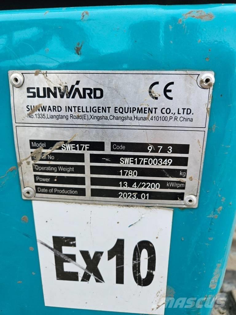 Sunward SWE 17 F Міні-екскаватори < 7т
