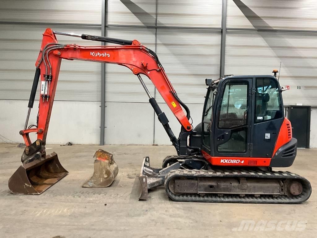 Kubota KX 080-4 Середні екскаватори 7т. - 12т.