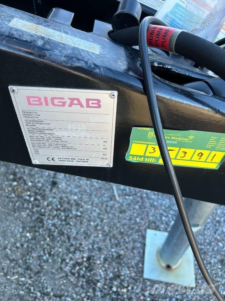 Bigab T8 DUMPERKÄRRA Інші причепи