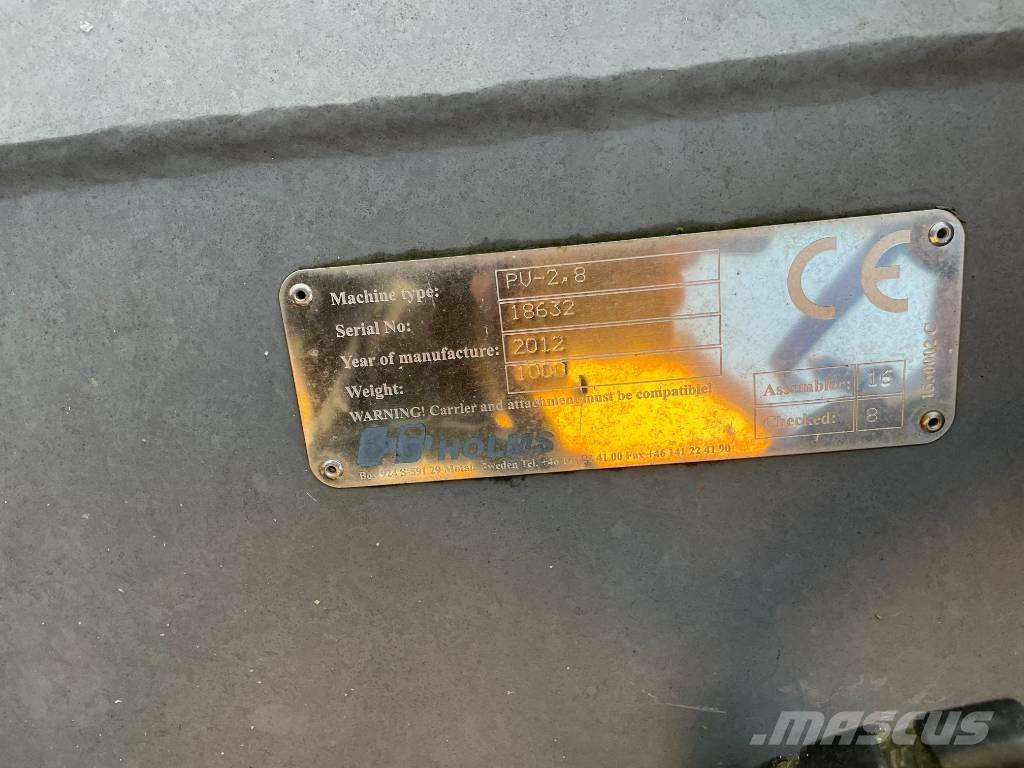 Holms Vikplog 2,8m. Снігоочищувальні ножі та плуги