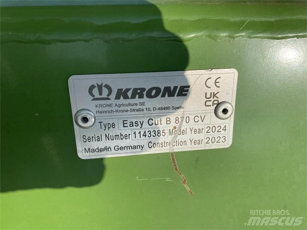 Krone EC B 870 CV Косилки