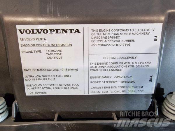 Volvo TAD1672VE Двигуни