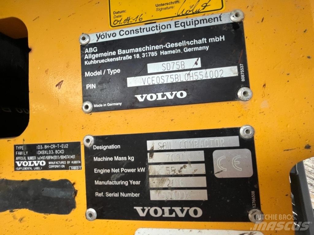 Volvo SD 75 Грунтові котки