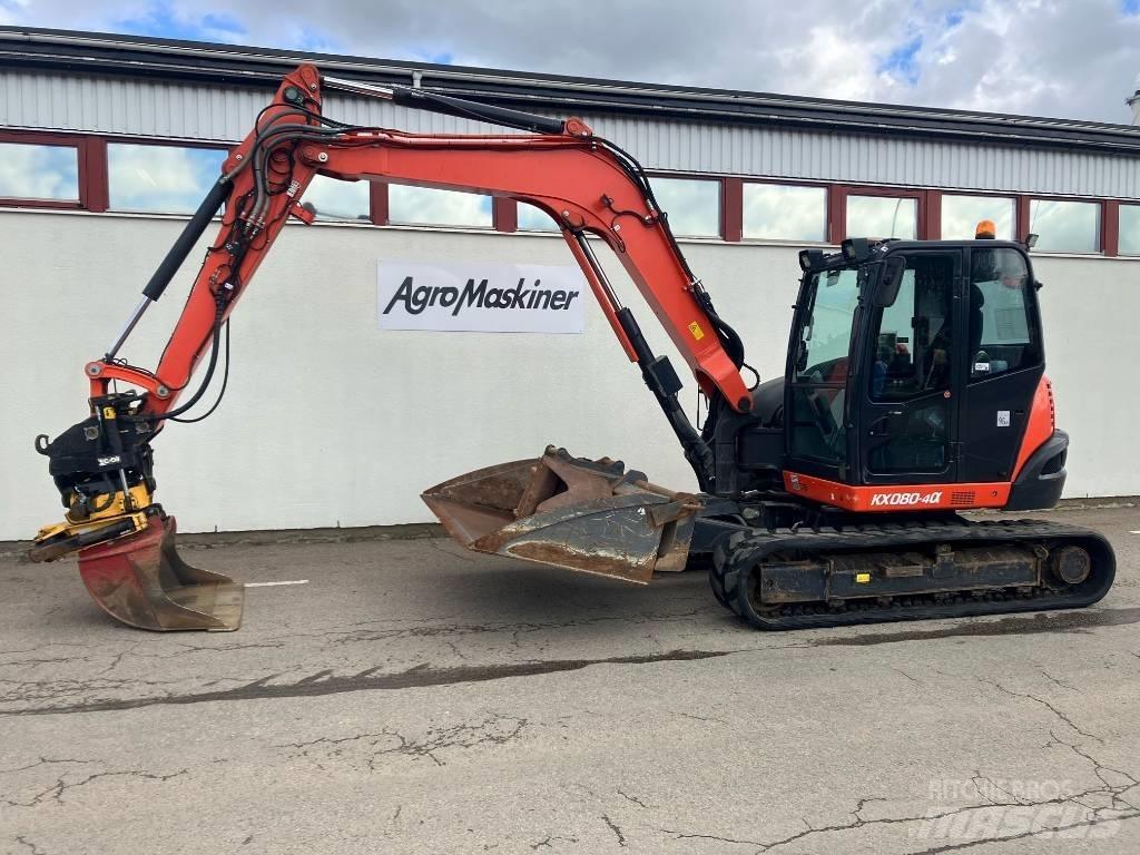 Kubota KX 080-4 Середні екскаватори 7т. - 12т.