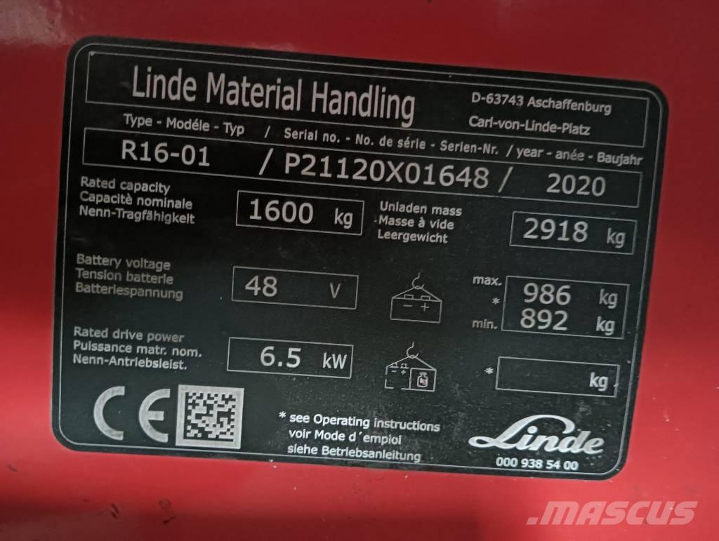 Linde R 16 Річ-трак із високим підйомом
