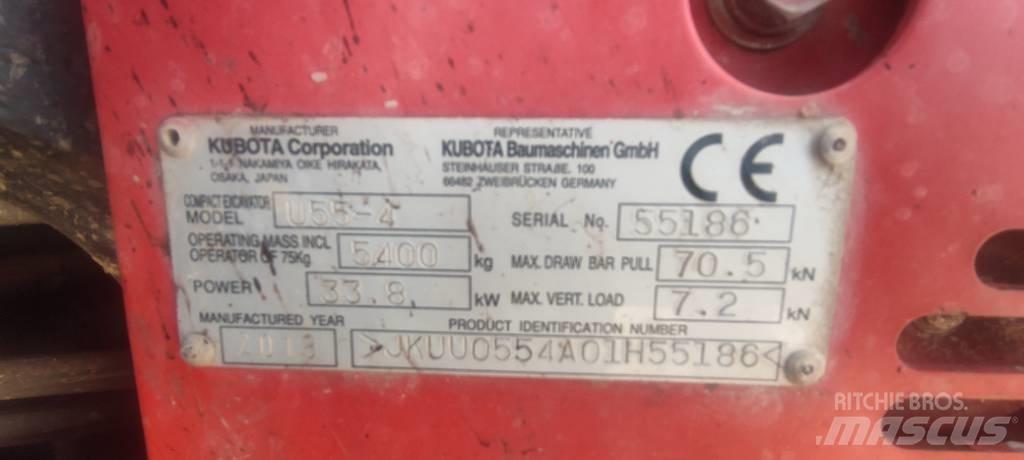 Kubota U 55-4 Міні-екскаватори < 7т