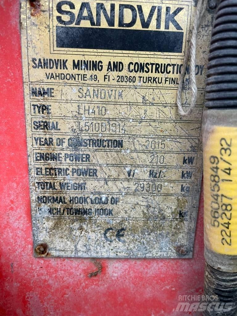 Sandvik LH 410 Підземні навантажувачі