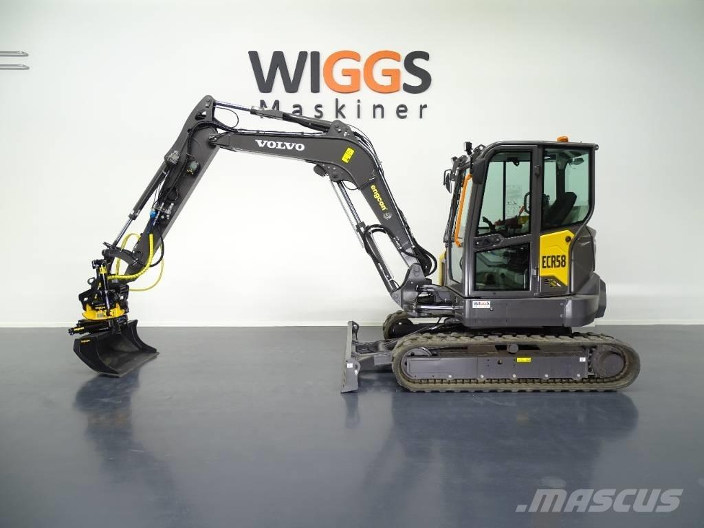 Volvo ECR58F Міні-екскаватори < 7т