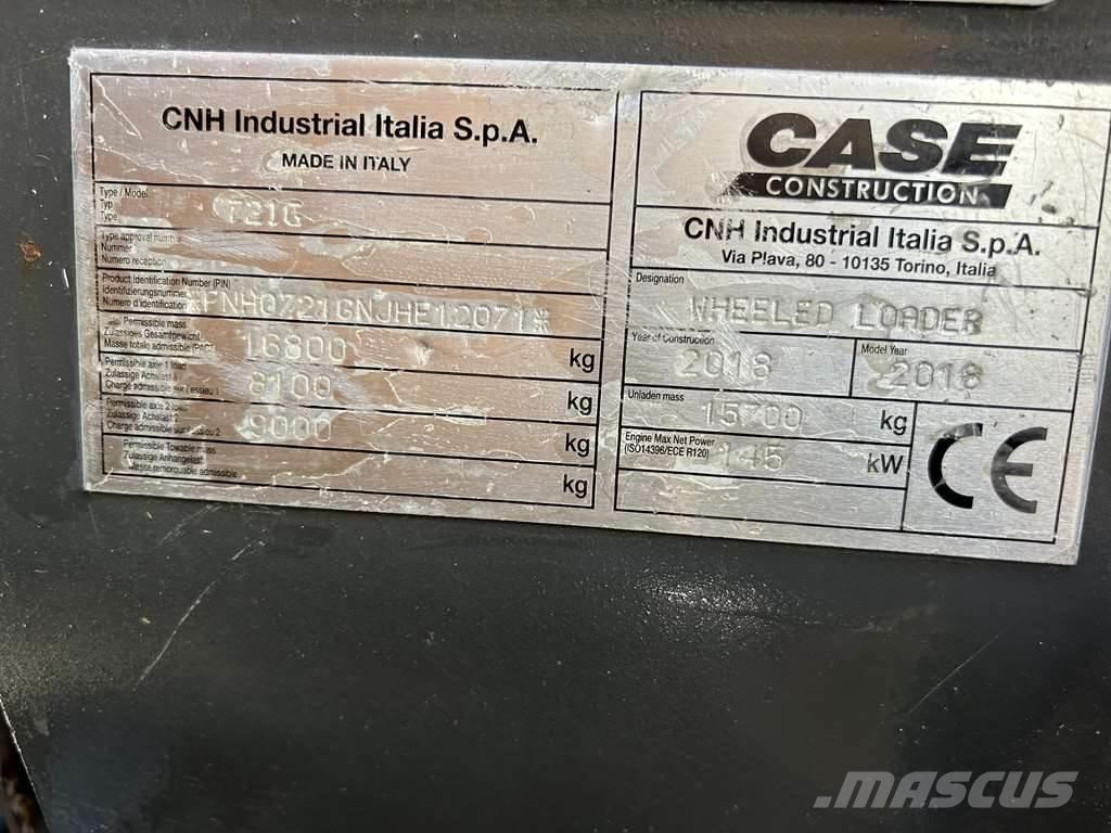 CASE 721G XR Фронтальні навантажувачі