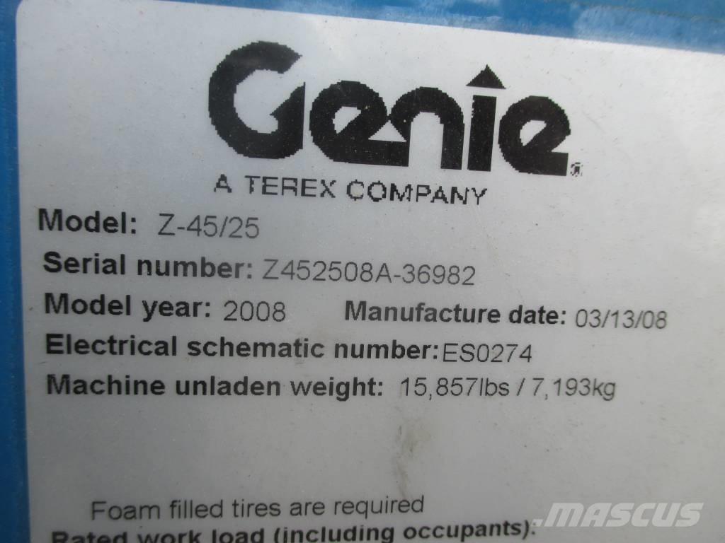 Genie Z 45/25 J DC Колінчаті підйомники