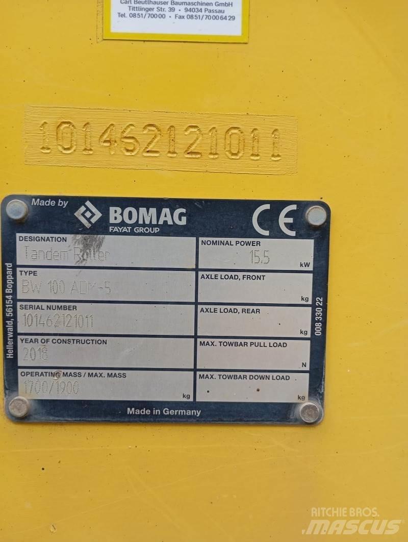 Bomag BW 100 ADM-5 Віброплити та вібротрамбовки
