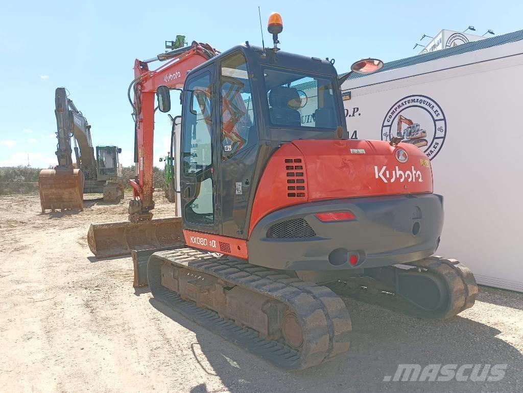 Kubota KX 080-4 Середні екскаватори 7т. - 12т.