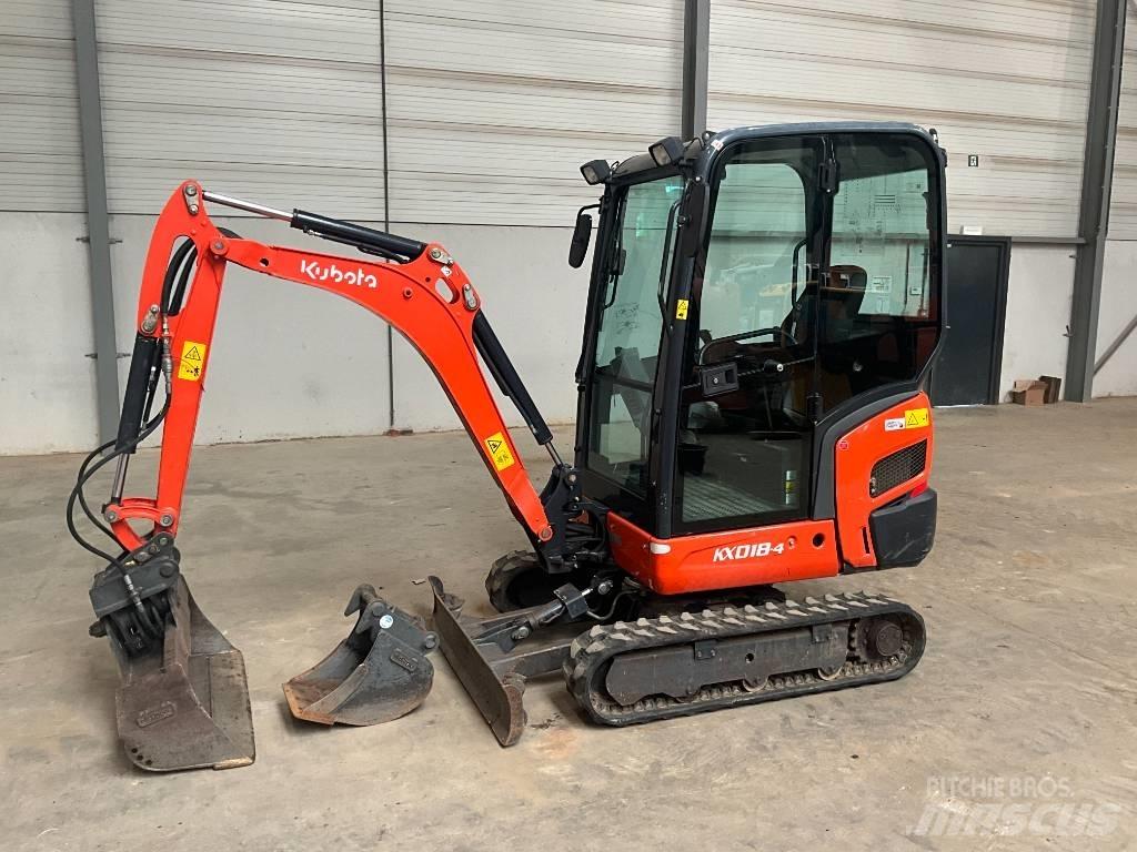 Kubota KX 018-4 Міні-екскаватори < 7т