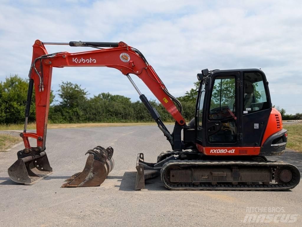 Kubota KX 080-4 Середні екскаватори 7т. - 12т.